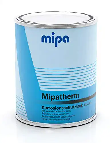 Auspufflack MIPA Mipatherm schwarz hitzebeständig bis 800°C (750ml)