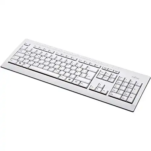 Russische Fujitsu S26381-K521-L196 QWERTZ Tastatur Deutsch