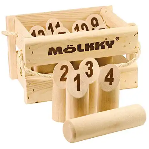 Mölkky Tactic Games 52501 – Original Spiel für Familien