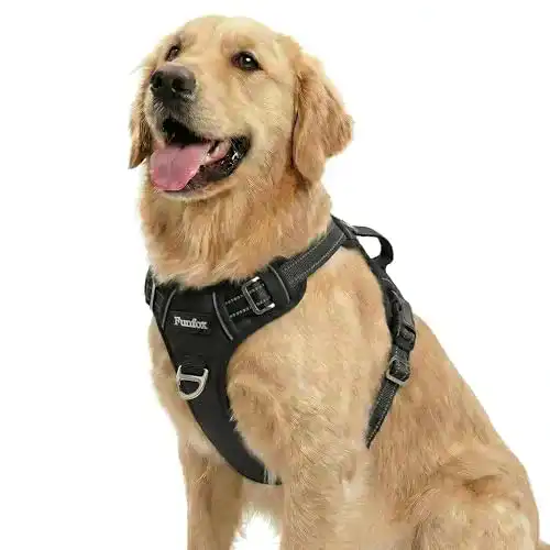 Hundegeschirr Funfox für große Hunde, einstellbar und No Pull