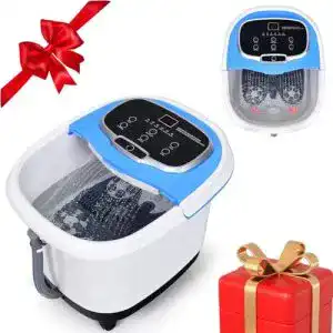 Fußbad Relax4Life Elektrisches Fußmassagegerät mit Heizung und Timer