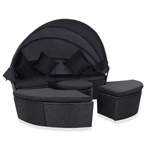 Sonneninsel vidaXL Outdoor mit Sonnendach für den Garten