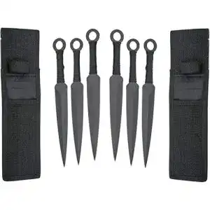 Wurfmesser von Viking Gear mit 6 Kunai im Set und Holster