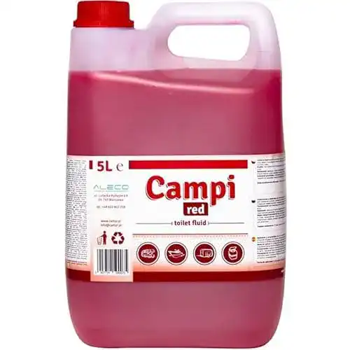 Sanitärflüssigkeit Campi Red 5 Liter für Wohnmobile und Wohnwagen