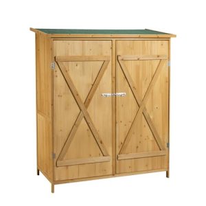 Geräteschuppen aus Holz von Wiltec – XXL Holz Gartenschrank