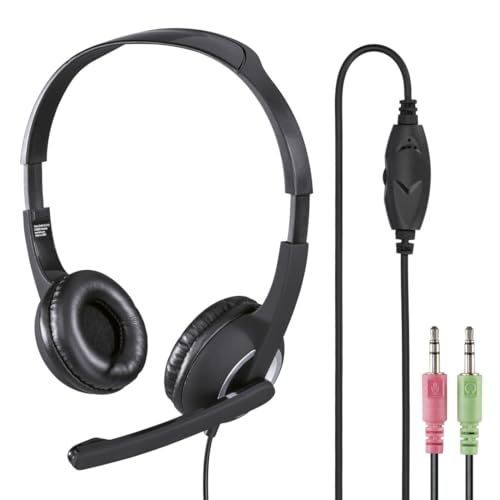 Hama PC Headset mit Mikrofon für Computer und Notebook