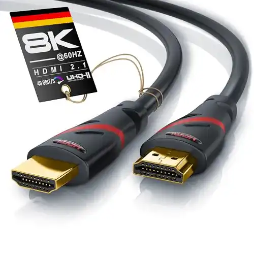 HDMI-Kabel 3 Meter – 8K und 4K HDMI Kabel 2.1/2.0