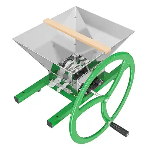 Obstmühle Wiltec mit 7L Trichter und Handkurbel für die Obstverarbeitung