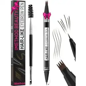 Imethod Microblading Augenbrauenstift 2-in-1 mit Gabelspitze und Pinsel