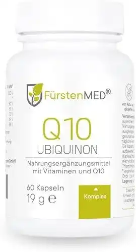 Coenzym Q10 Ubiquinon Kapseln mit Vitamin B1 und B6 von FürstenMED