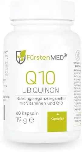 Coenzym Q10 Ubiquinon Kapseln mit Vitamin B1 und B6 von FürstenMED