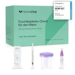 Spermatest HomeVital Fruchtbarkeitstest für Männer zur Selbstüberprüfung