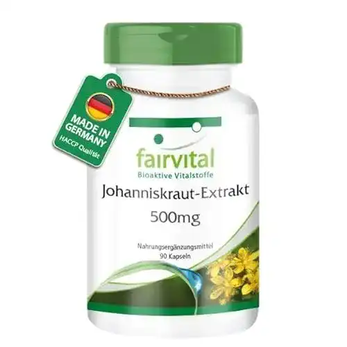 Johanniskraut Kapseln von Fairvital – hochdosiert mit 500mg