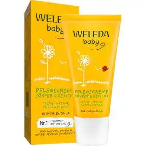 Weleda Baby Calendula Pflegecreme Bio Körperpflege für empfindliche Haut