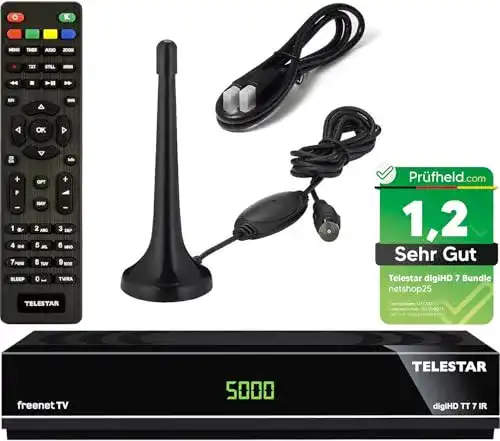 Comag SL65T2 DVB-T2 Receiver Set für digitales Fernsehen