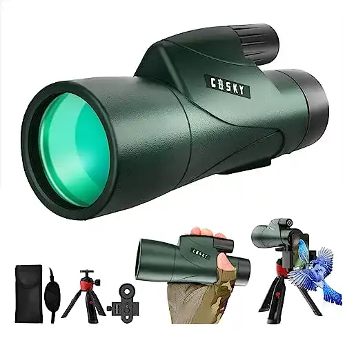 Gosky Monokular Fernglas 12×55 für Outdoor-Aktivitäten
