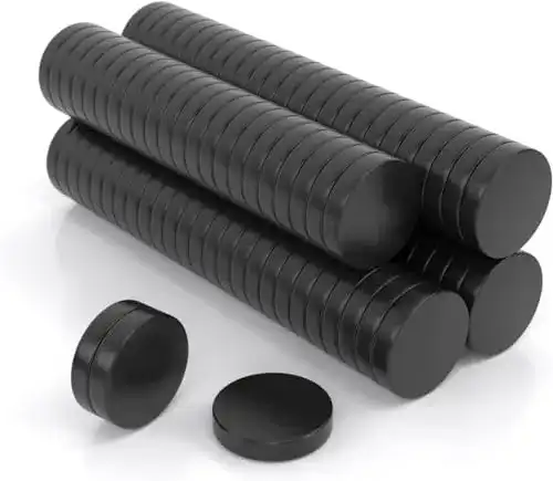 Kühlschrankmagnete JAWA Mini Magnete 5x1mm Schwarz – 100 Stück