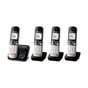 Schnurloses Telefon 4er-Set Panasonic KX-TG6864GB mit Anrufbeantworter