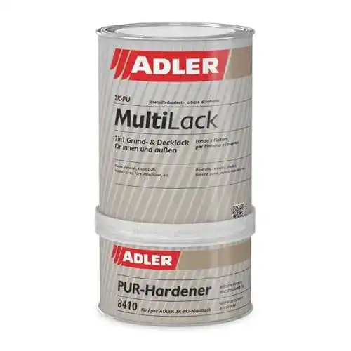 Fliesenlack ADLER 2K-PU-Multilack in Mattgrau RAL7035 für Innen und Außen
