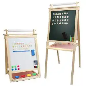Dripex Kinderstaffelei mit Papierrolle für kreative Kunstprojekte