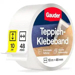 Doppelseitiges Teppichklebeband Gauder – Teppichkleber für Bodenbeläge