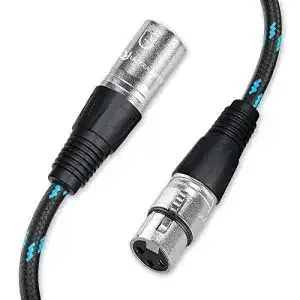 XLR-Kabel 0,5m für HiFi Audio XLR Stecker auf Buchse