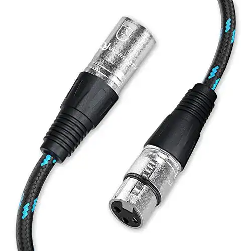 XLR-Kabel 0,5m für HiFi Audio XLR Stecker auf Buchse