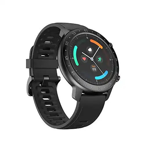 Ticwatch GTX Fitness Smartwatch mit 10 Stunden Akkulaufzeit und IP68