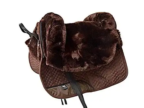 Fellsattel Engel Reitsport Lammfell FELLSA-R3-MOC Ibero Mocca