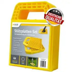 Nugoya Camco Stützplatten Set für Wohnwagen – 4 Stück