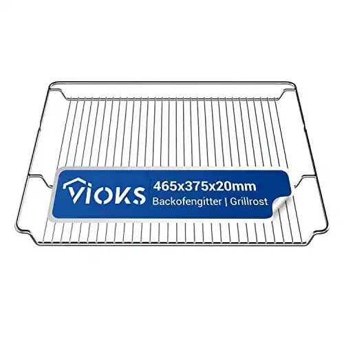 Backofenrost Vioks Edelstahl 465x375mm für Bosch Modelle