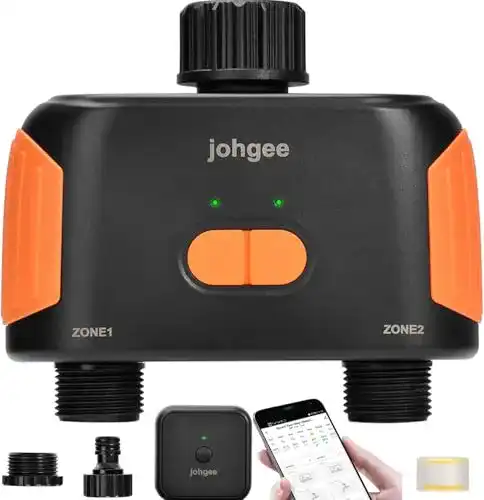 Bewässerungscomputer mit 2 Ausgängen und WLAN-Funktion von Johgee