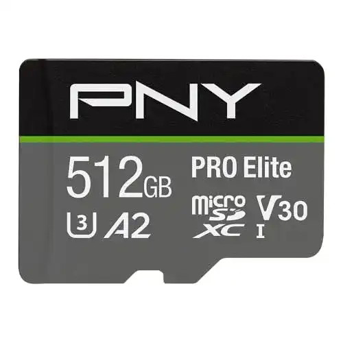 PNY PRO Elite 512GB microSDHC-Speicherkarte
