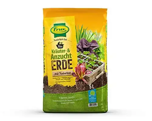 Anzuchterde frux Bio für Kräuter und Pflanzen, 5 Liter