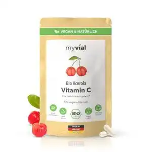 Camu-Camu Kapseln Myvial Bio Vitamin C hochdosiert 120 Stück vegan