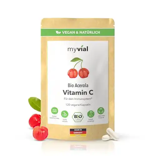Camu-Camu Kapseln Myvial Bio Vitamin C hochdosiert 120 Stück vegan