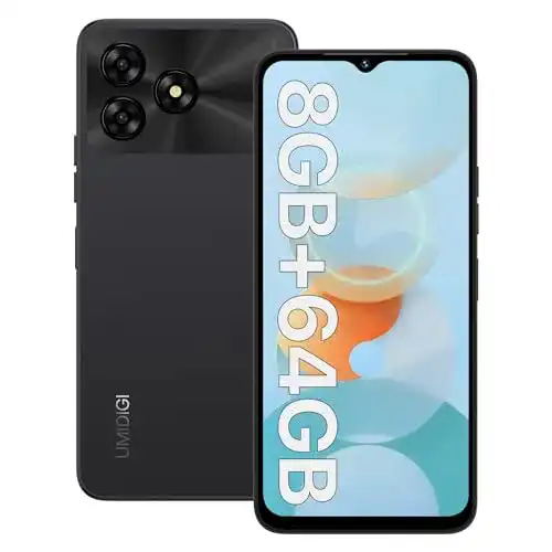 UMIDIGI G5A Smartphone bis 130 Euro ohne Vertrag, 8GB RAM und 64GB Speicher