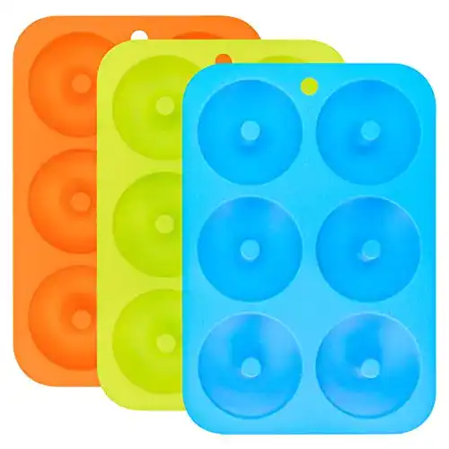Silikon Donuts Backform PDTXCLS im 3er Pack für vielseitiges Backen