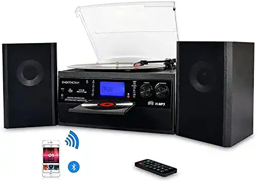 Plattenspieler mit Lautsprechern und Bluetooth-Funktion