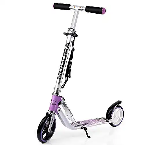 Hudora Big Wheel 180 Scooter – Klappbarer Tret-Roller für die Stadt