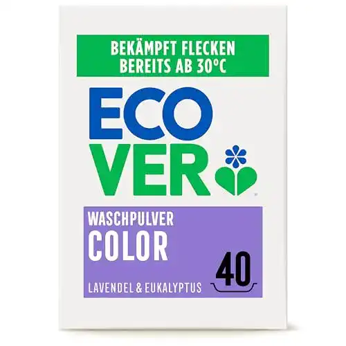 Ecover Color Waschpulver Konzentrat Lavendel 3 kg für Buntwäsche