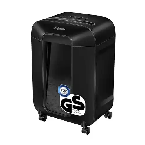 Fellowes Aktenvernichter 12 Blatt P4 für Büro und Homeoffice