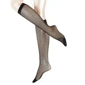 Netzstrümpfe FALKE Damen Strumpfhose Autumn Basket Schwarz