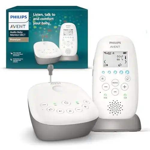 Philips Avent Audio Babyphone mit DECT-Technologie und Eco-Modus