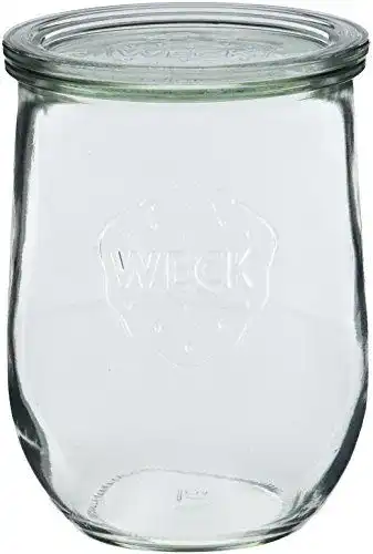 Weckgläser Axentia Rundrand-Glas in Tulpenform mit Deckel