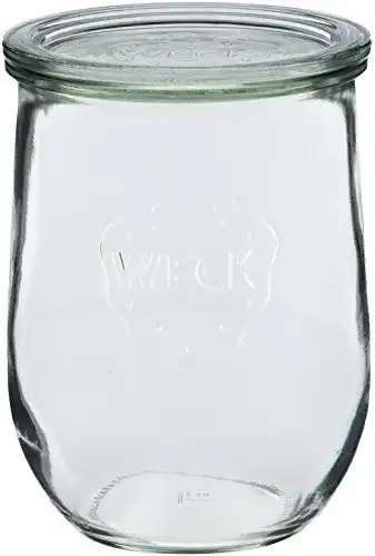 Weckgläser Axentia Rundrand-Glas in Tulpenform mit Deckel