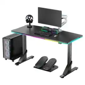 Höhenverstellbarer Gaming-Tisch Ultradesk Iron für Computer