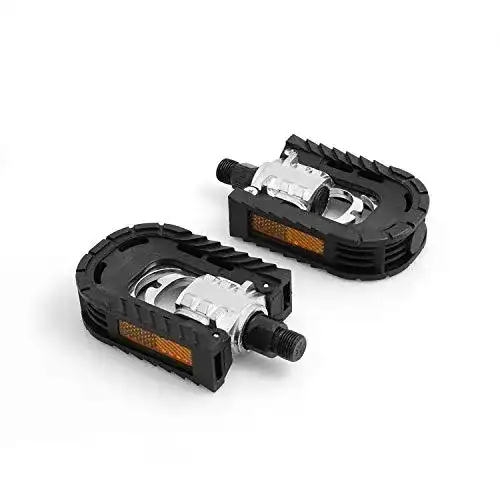 Klapppedale System-S Universal Fahrradpedal, Schwarz, 14,3 mm