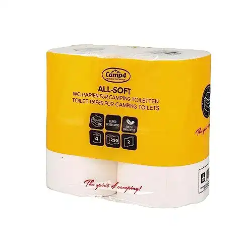 Selbstauflösendes Toilettenpapier für Campingtoiletten