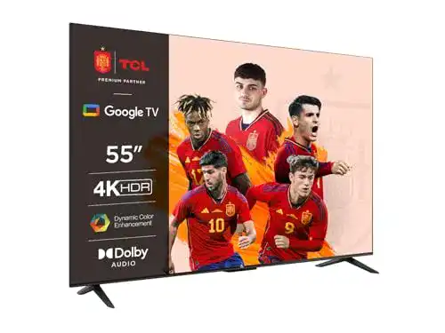 TCL 55P639 55 Zoll LED Fernseher mit 4K UHD und Smart TV